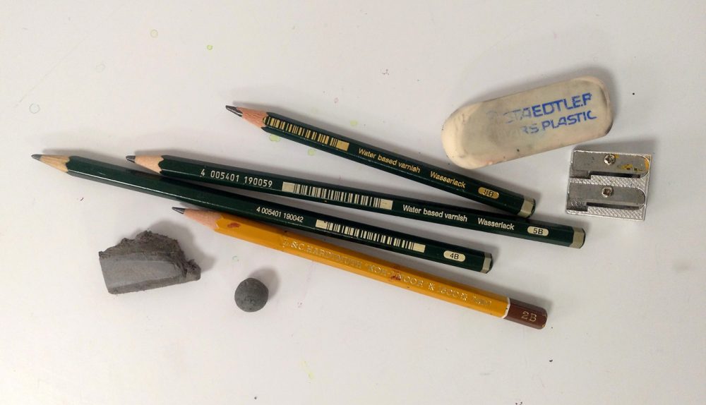 Lápiz de grafito - Academia de dibujo y pintura Bgo